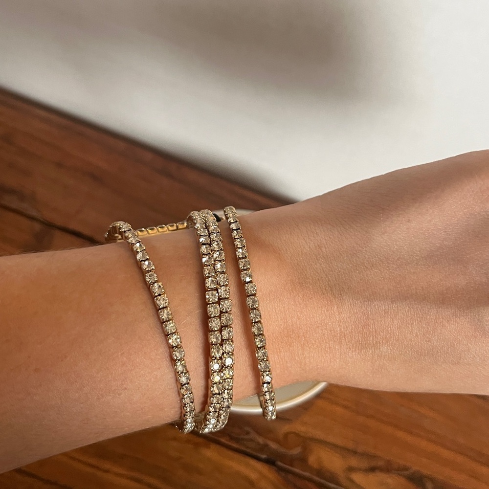 Lane Bryant Diamond Rhinestone Women’s Cuff Bracelet New